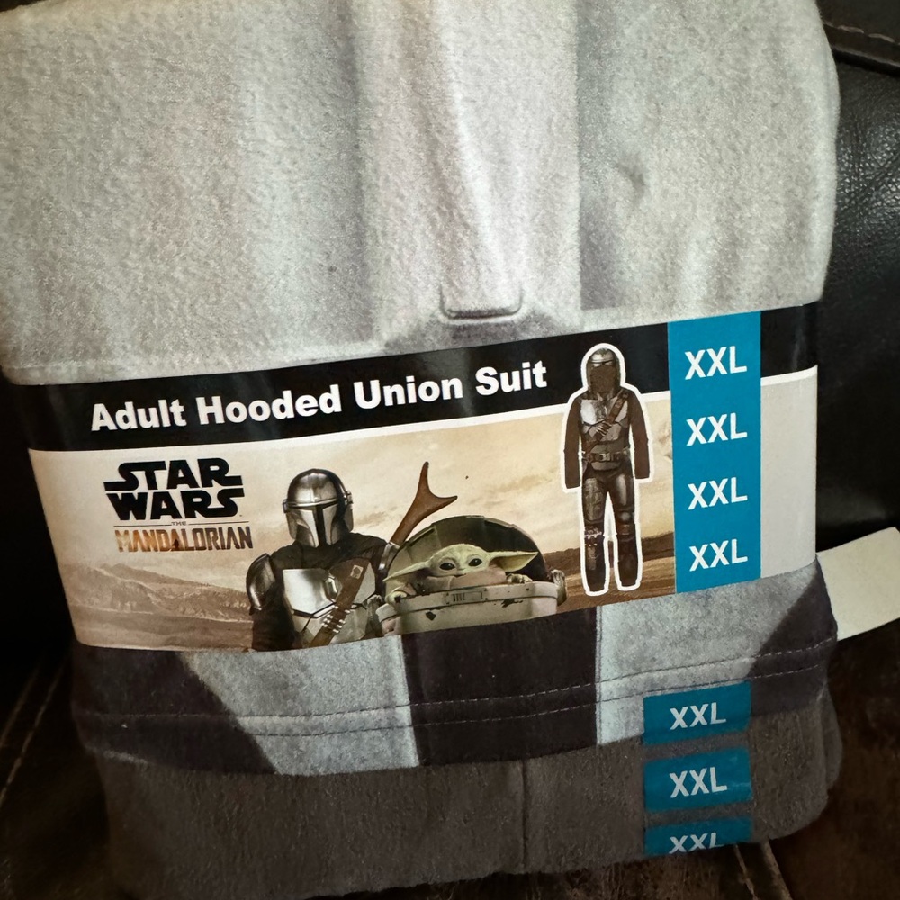Adult mandalorian union suit size xxl